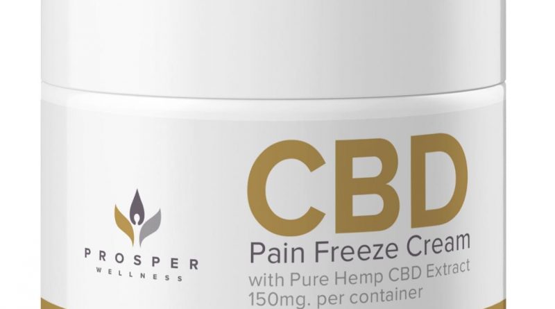 prosper cbd pain freeze cream review